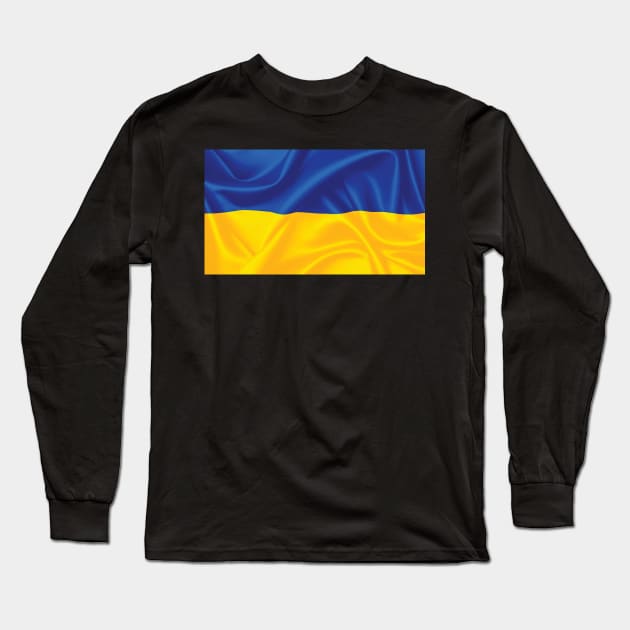 Ukraine flag Long Sleeve T-Shirt by TanyaHoma